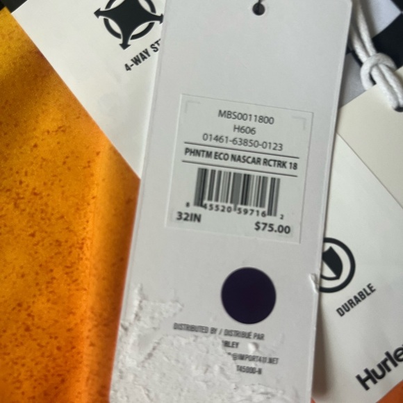 Hurley X NASCAR Phantom Eco Racetrack Board short - Picture 6 of 6